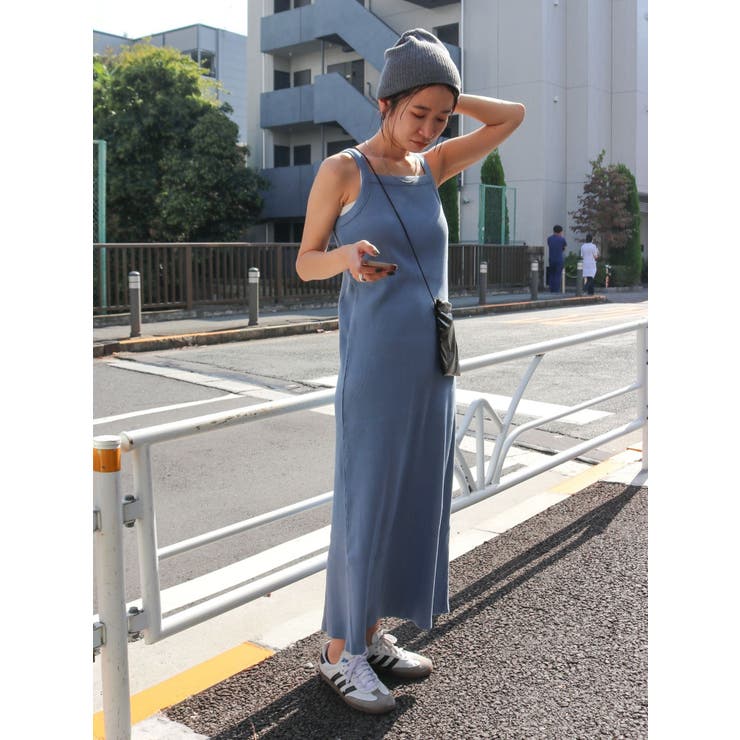 Ungrid（アングリッド）の「レイヤードテレコキャミワンピース