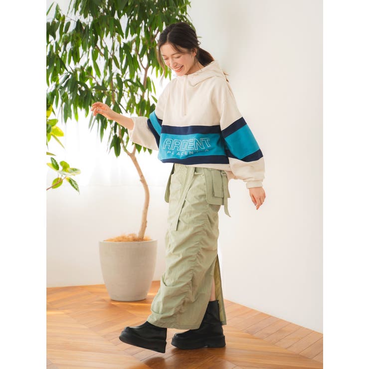 ポケットデザインギャザースカート | Ungrid | 詳細画像17 