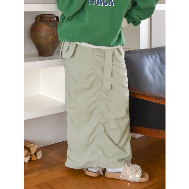 ポケットデザインギャザースカート | Ungrid | 詳細画像18 