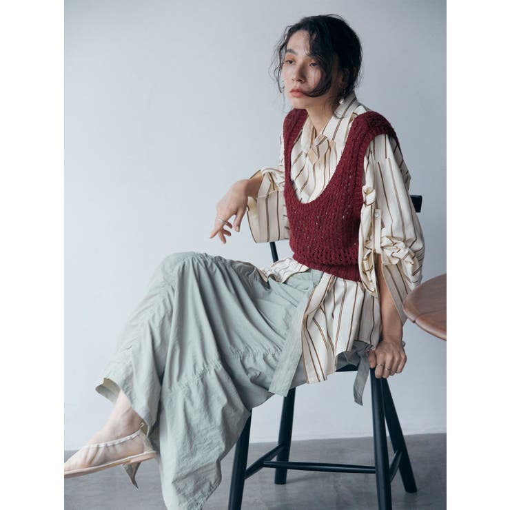 ポケットデザインギャザースカート | Ungrid | 詳細画像2 