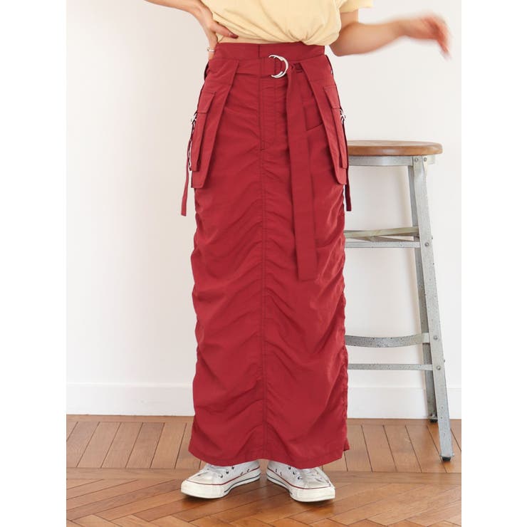 ポケットデザインギャザースカート | Ungrid | 詳細画像21 