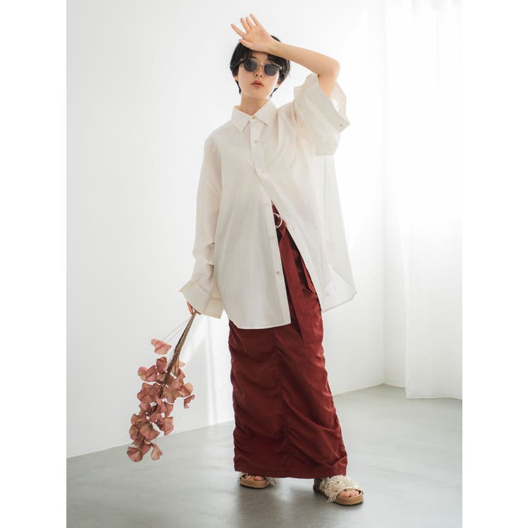 ポケットデザインギャザースカート | Ungrid | 詳細画像7 