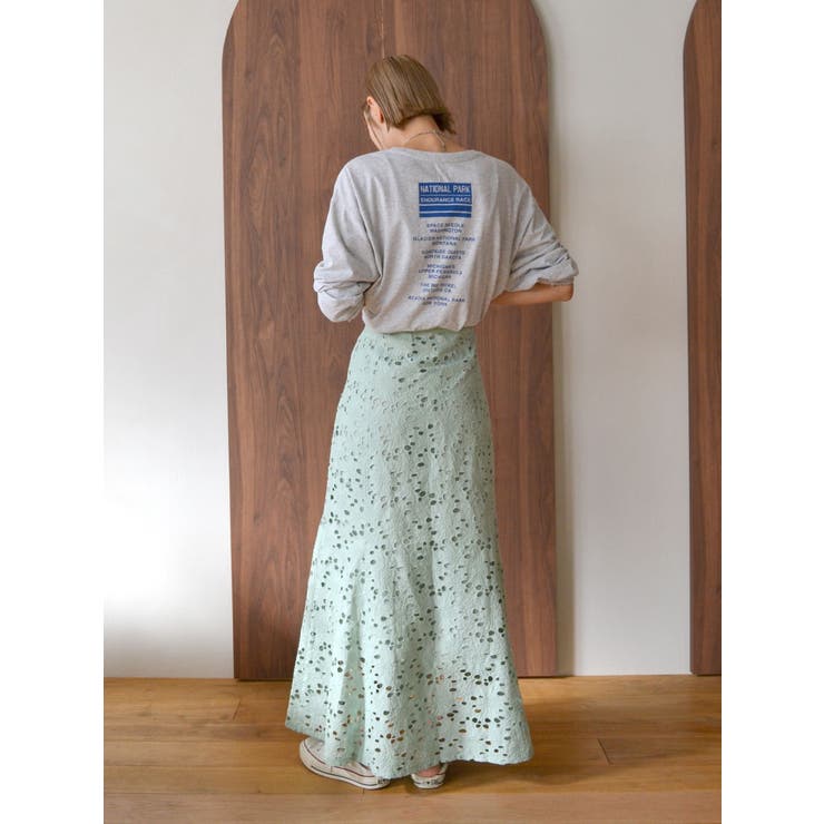 カットワークレーススカート | Ungrid | 詳細画像12