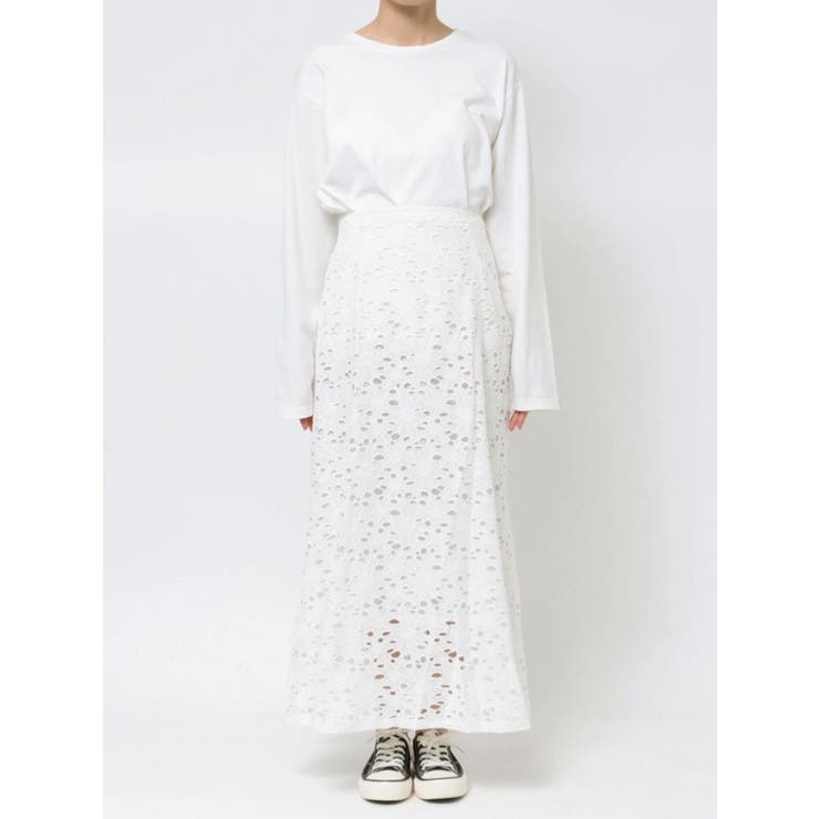 カットワークレーススカート | Ungrid | 詳細画像31