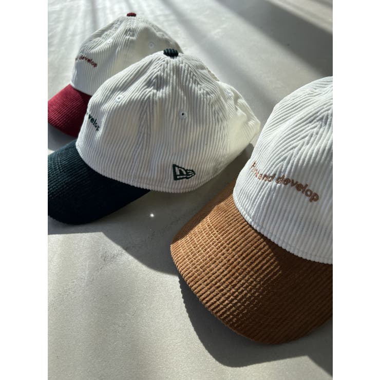 NEW ERA  バイカラーコーデュロイロゴキャップ[品番：MKSW0055543]｜Ungrid（アングリット）のレディースファッション通販｜SHOPLIST（ショップリスト）