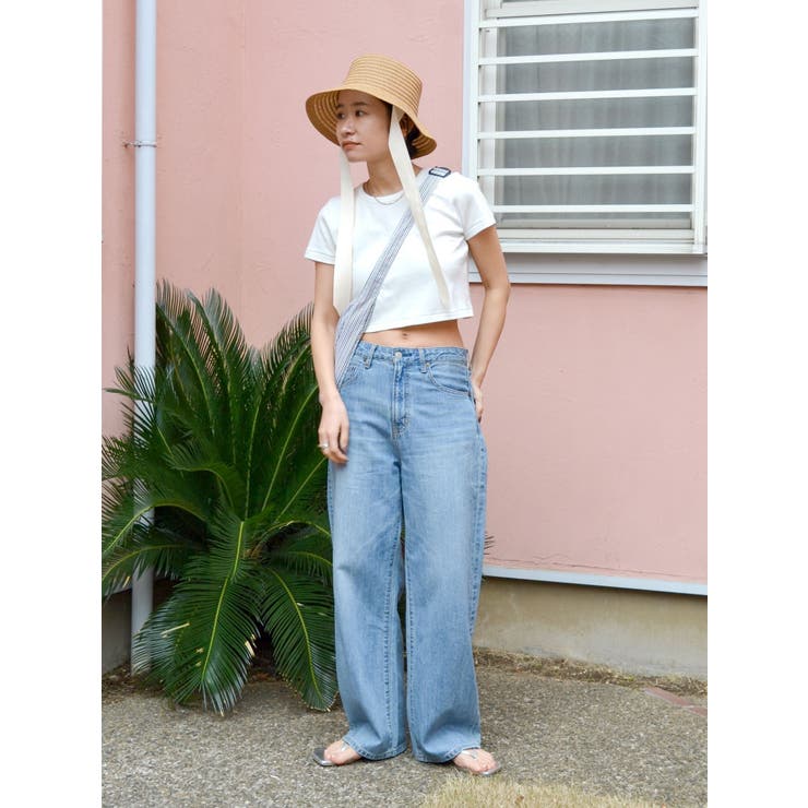 ハイウエストオーガニックコットンルーズデニム | Ungrid | 詳細画像19