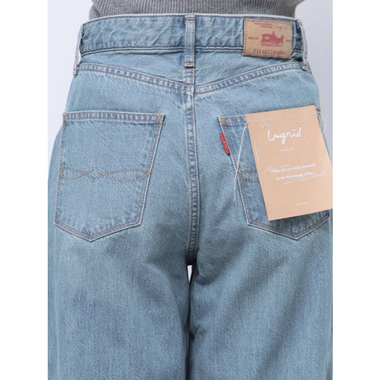 ハイウエストオーガニックコットンルーズデニム | Ungrid | 詳細画像32