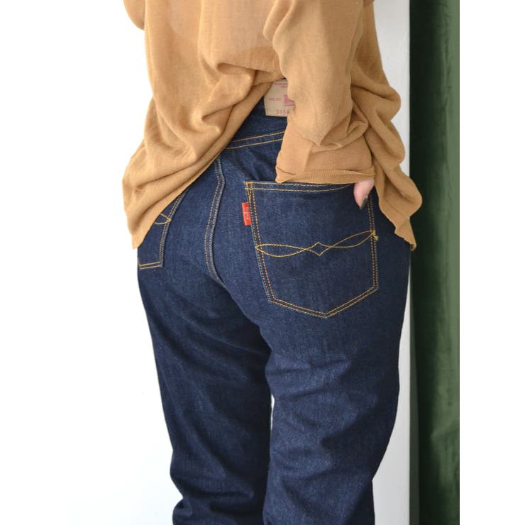 井桁弘恵さんコラボ ハイウエストロールアップデニム[品番