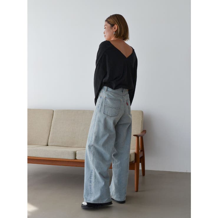 ハイツイストＶネックロングスリーブTee | Ungrid | 詳細画像13 