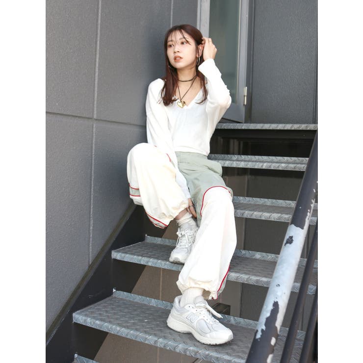 ハイツイストＶネックロングスリーブTee | Ungrid | 詳細画像14 