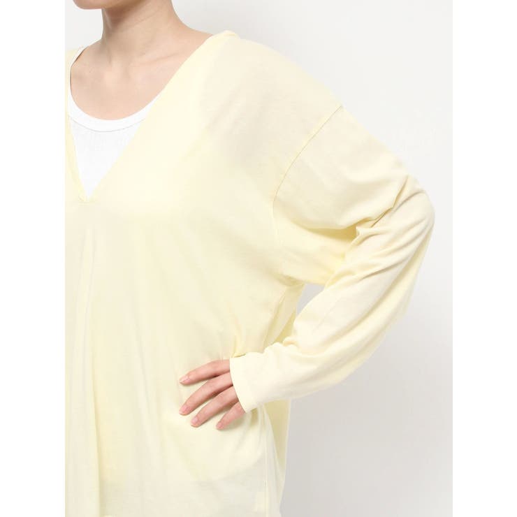 ハイツイストＶネックロングスリーブTee | Ungrid | 詳細画像22 