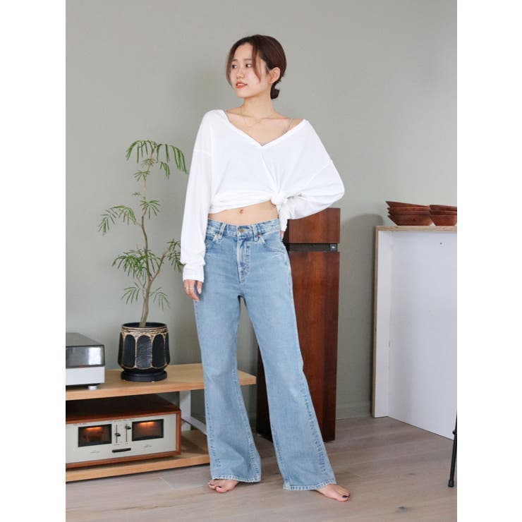 ハイツイストＶネックロングスリーブTee | Ungrid | 詳細画像7 