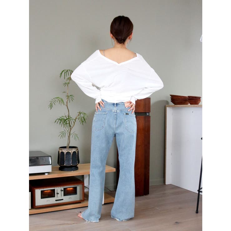 ハイツイストＶネックロングスリーブTee | Ungrid | 詳細画像8 