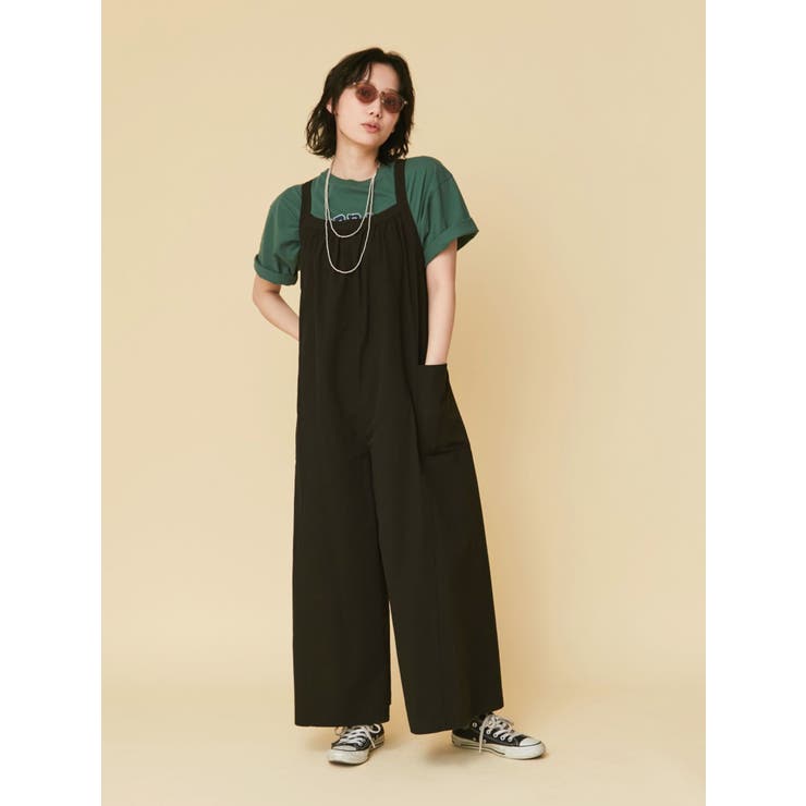 【WEB限定】バッククロスロンパース | Ungrid | 詳細画像14 