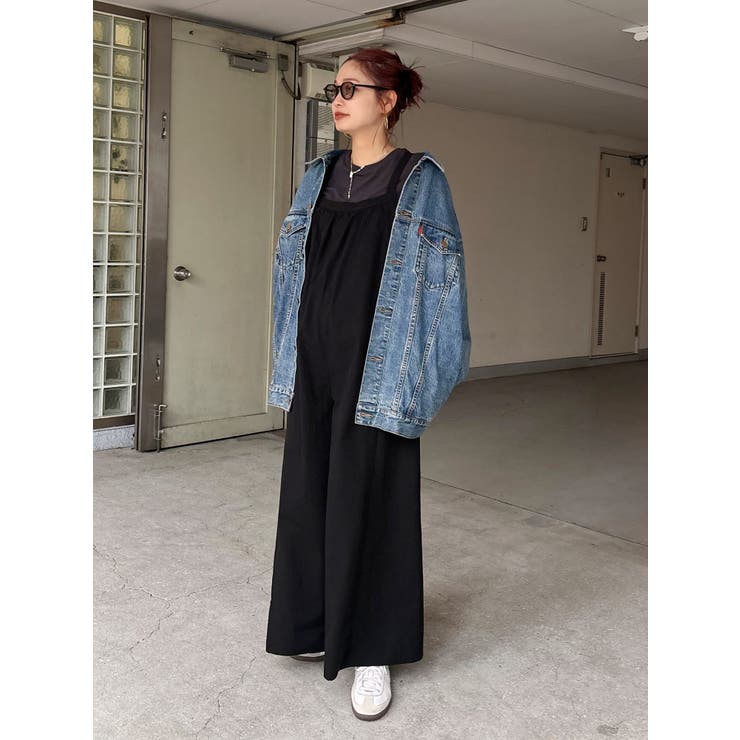 【WEB限定】バッククロスロンパース | Ungrid | 詳細画像25 