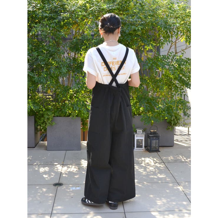 【WEB限定】バッククロスロンパース | Ungrid | 詳細画像30 