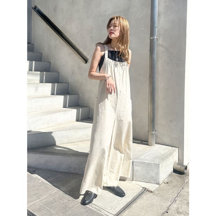 【WEB限定】バッククロスロンパース | Ungrid | 詳細画像32 