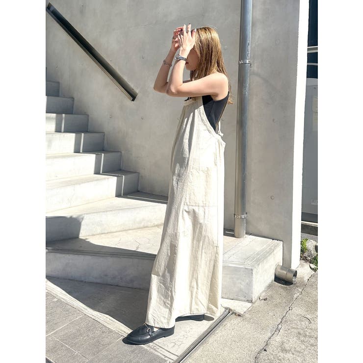 【WEB限定】バッククロスロンパース | Ungrid | 詳細画像33 