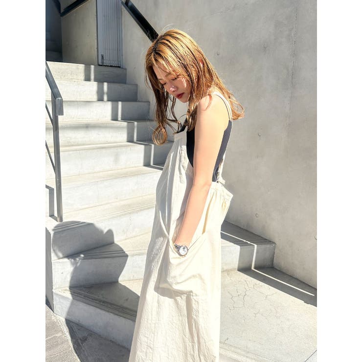 【WEB限定】バッククロスロンパース | Ungrid | 詳細画像35 