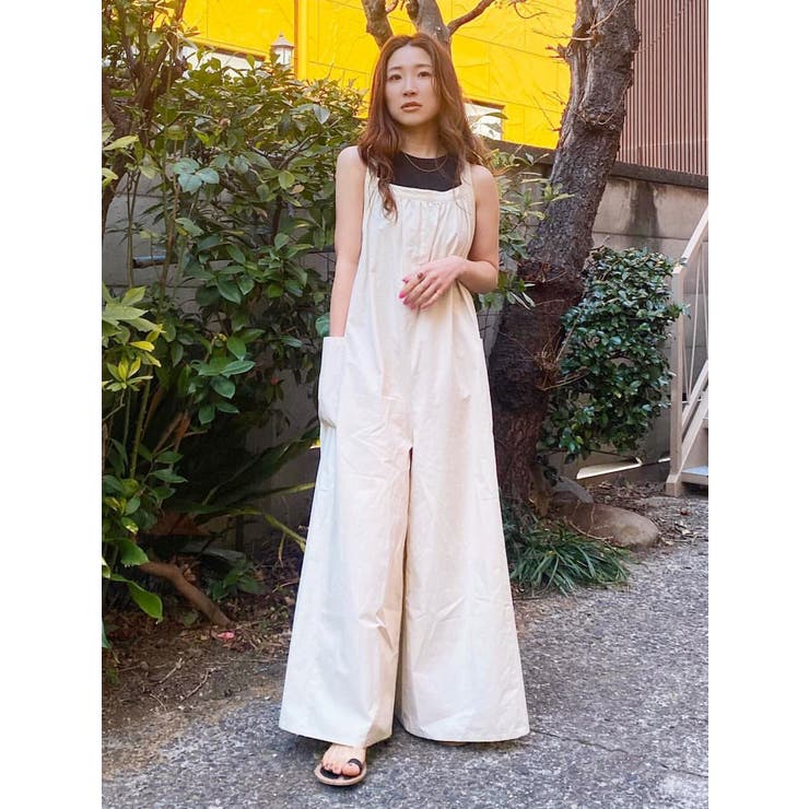 【WEB限定】バッククロスロンパース | Ungrid | 詳細画像7 