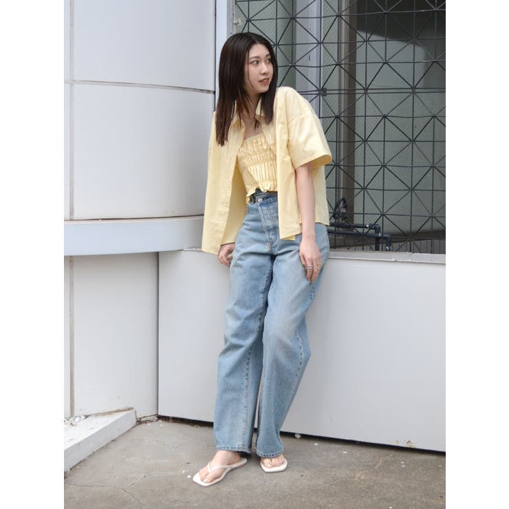 マルチウェイビスチェレイヤードシャツ | Ungrid | 詳細画像10 