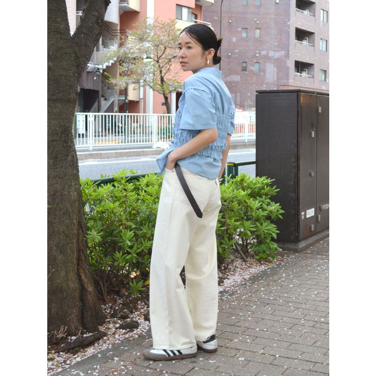 マルチウェイビスチェレイヤードシャツ | Ungrid | 詳細画像16 