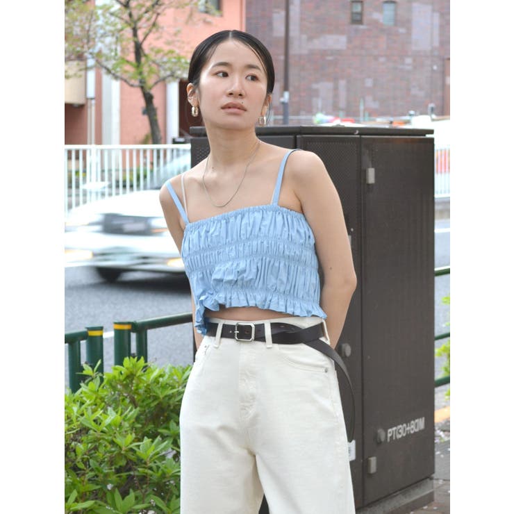 マルチウェイビスチェレイヤードシャツ | Ungrid | 詳細画像23 