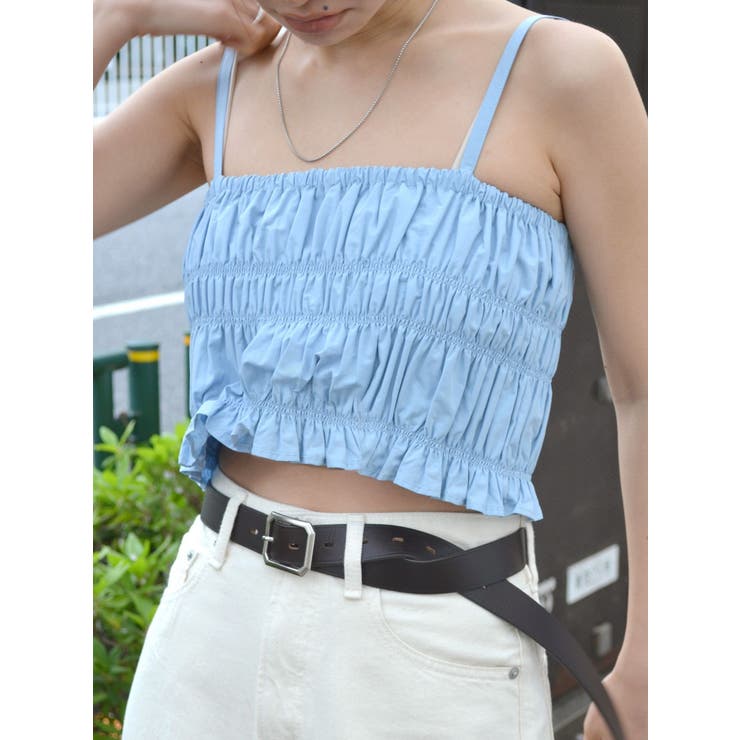 マルチウェイビスチェレイヤードシャツ | Ungrid | 詳細画像25 