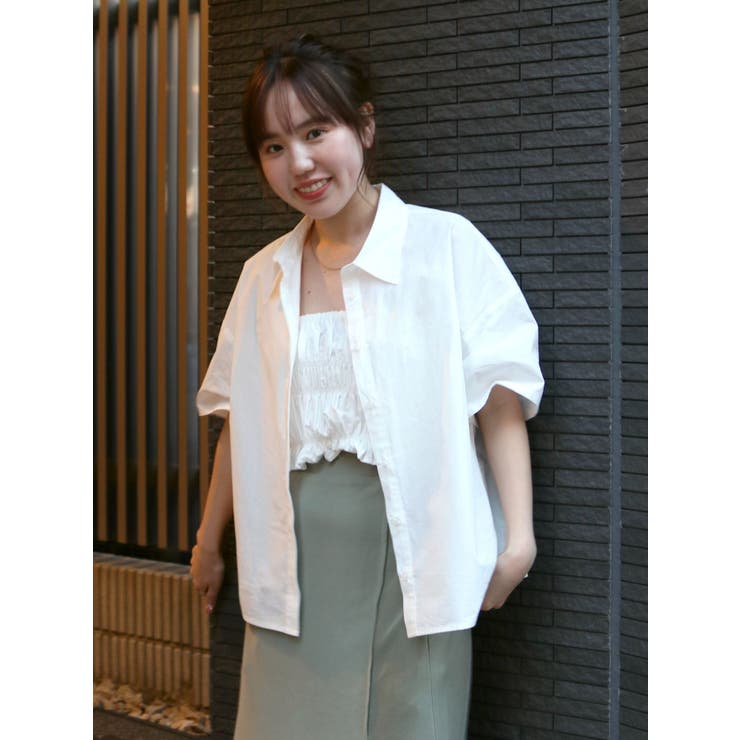 マルチウェイビスチェレイヤードシャツ | Ungrid | 詳細画像28 