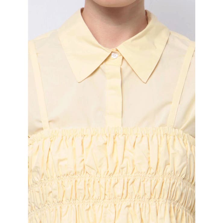 マルチウェイビスチェレイヤードシャツ | Ungrid | 詳細画像42 