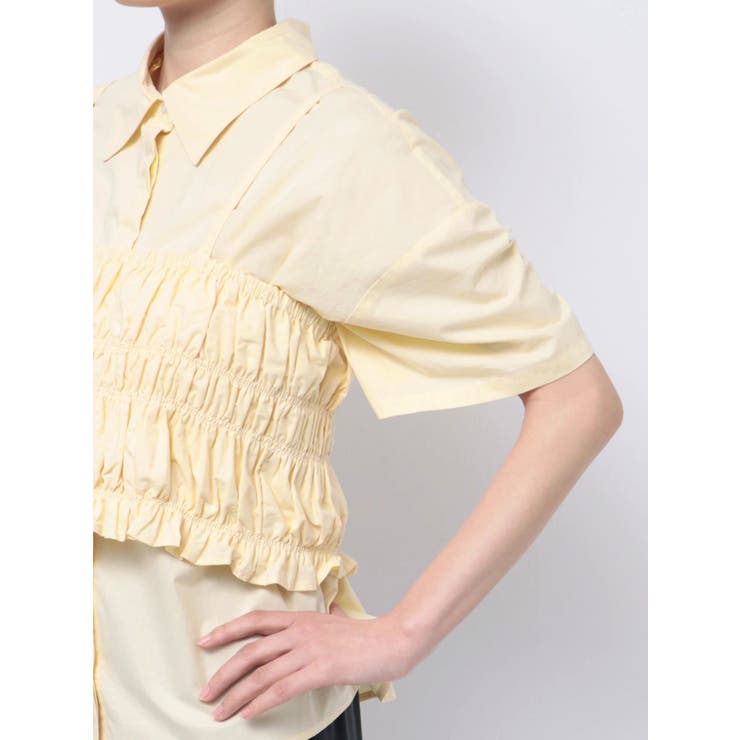 マルチウェイビスチェレイヤードシャツ | Ungrid | 詳細画像43 
