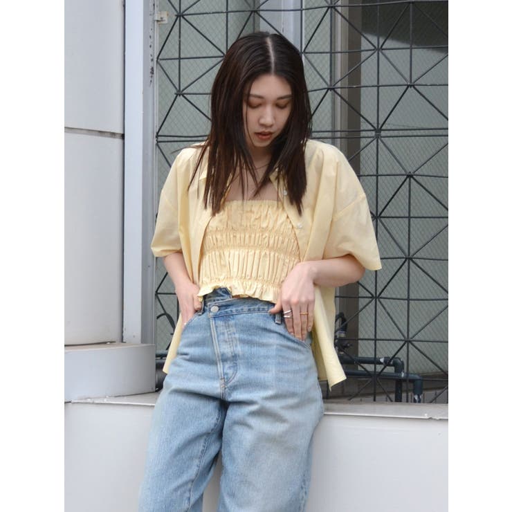 マルチウェイビスチェレイヤードシャツ | Ungrid | 詳細画像5 