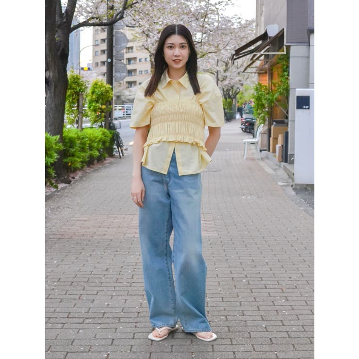 マルチウェイビスチェレイヤードシャツ | Ungrid | 詳細画像8 