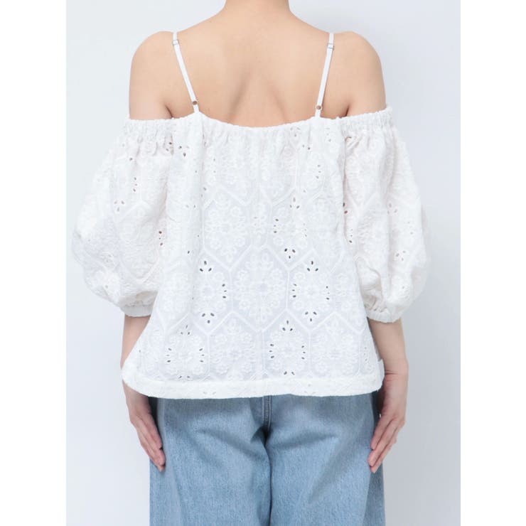 美品⭐︎トゥモローランド　トライアングル　カットワークレース　ブラウス 楽天市場】【40%OFF】tumugu ツムグ コットン カットワーク