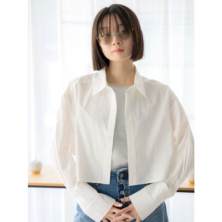 DAMA Collection ダブルクロスカフスシャツ サイズ1 ベージュの