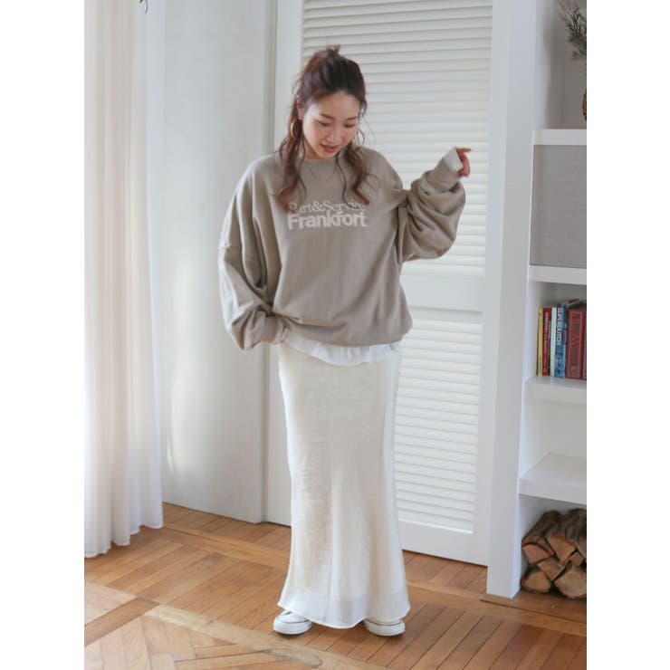 フィットサテンスカート[品番：MKSW0055582]｜Ungrid（アングリット