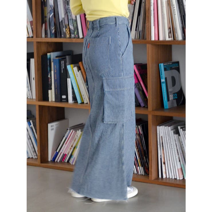 ワークデザインスリットデニムスカート | Ungrid | 詳細画像9 