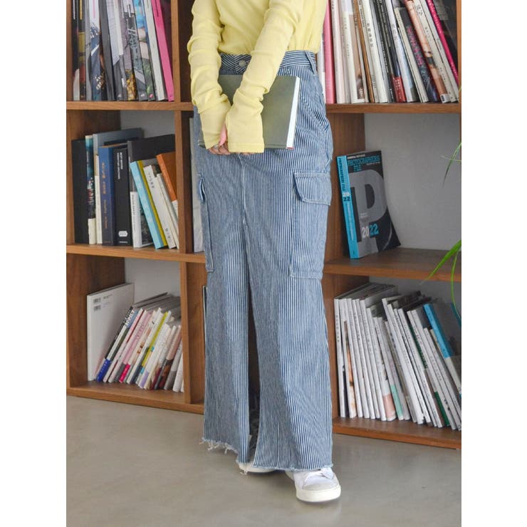 ミックス | ワークデザインスリットデニムスカート | Ungrid