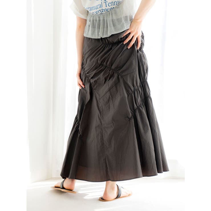 ランダムギャザースカート | Ungrid | 詳細画像3 