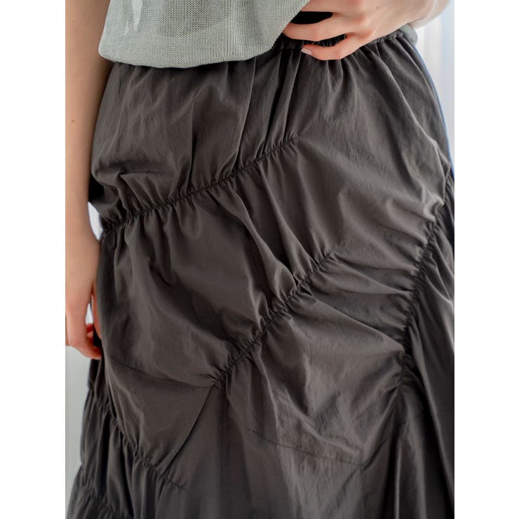 ランダムギャザースカート | Ungrid | 詳細画像6 