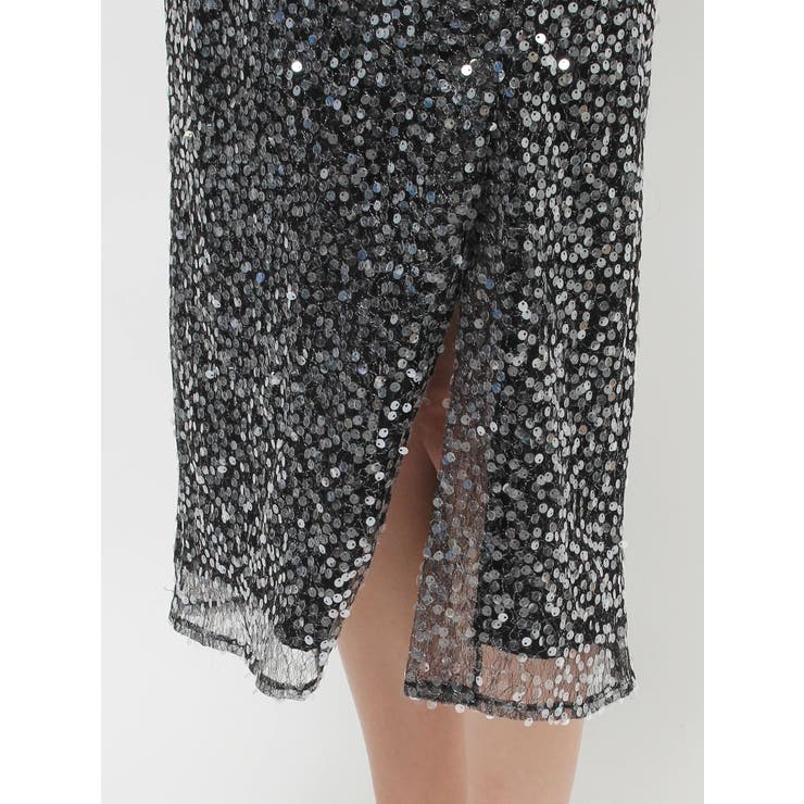 ミドル丈スパンコールスカート | Ungrid | 詳細画像29 