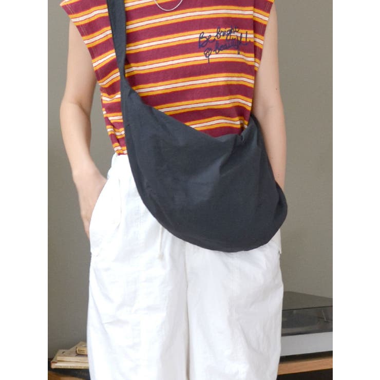 ブラック | コットンショルダーバッグ | Ungrid