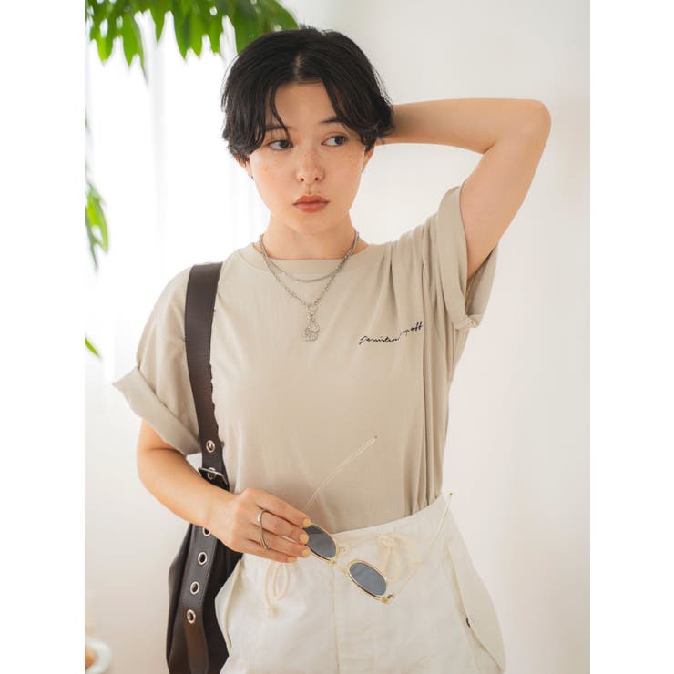 オーガビッツコットンエンブロイダリーTee | Ungrid | 詳細画像12 