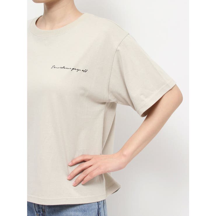 オーガビッツコットンエンブロイダリーTee | Ungrid | 詳細画像28 