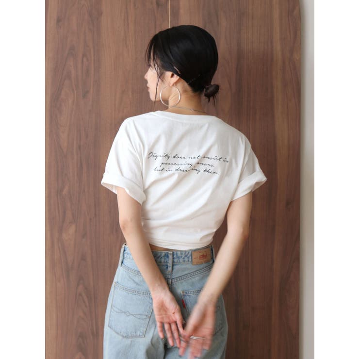 オーガビッツコットンエンブロイダリーTee | Ungrid | 詳細画像4 