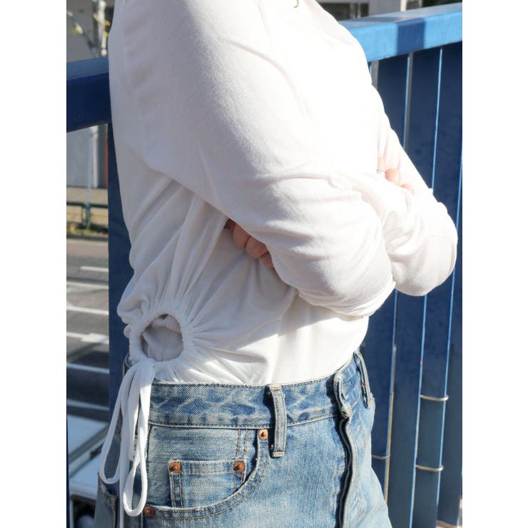 サイドオープンロングスリーブTee | Ungrid | 詳細画像4 