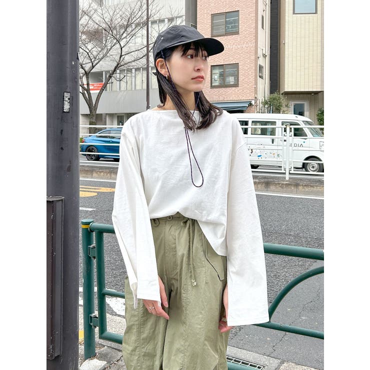 オーガビッツコットンジップデザインロンTee | Ungrid | 詳細画像10 