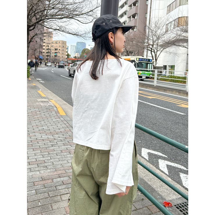 オーガビッツコットンジップデザインロンTee | Ungrid | 詳細画像11 