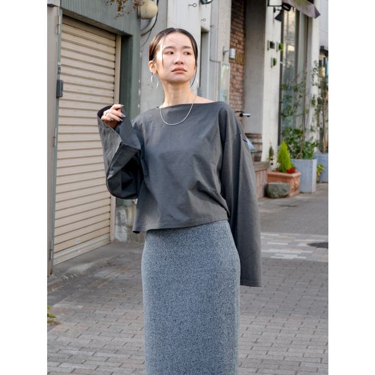 オーガビッツコットンジップデザインロンTee | Ungrid | 詳細画像4 