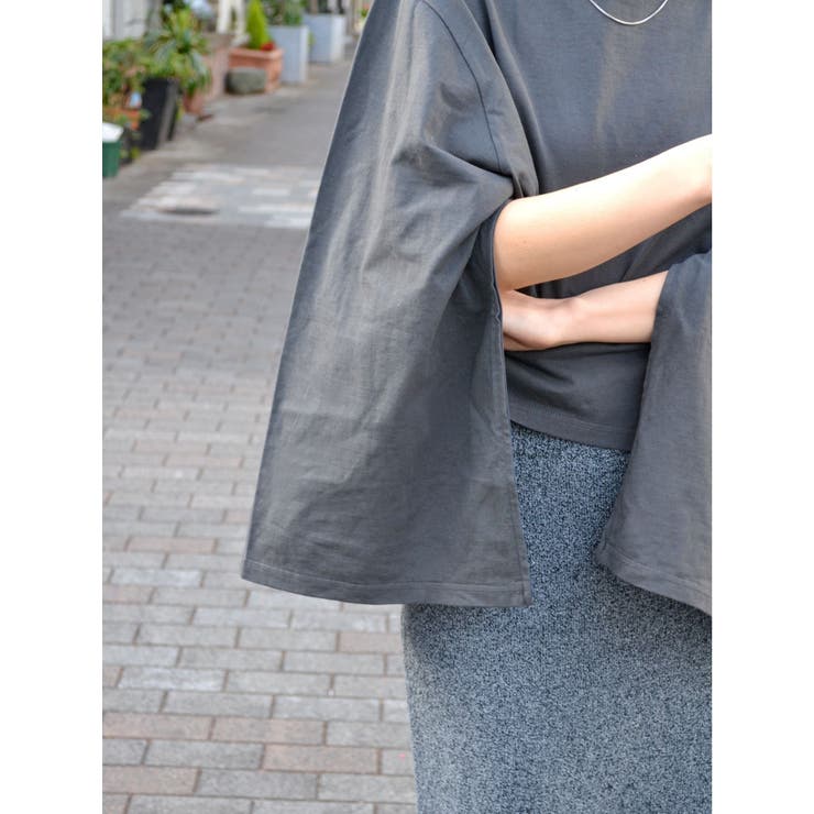 オーガビッツコットンジップデザインロンTee | Ungrid | 詳細画像5 